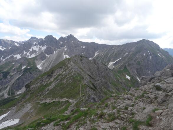 Ausblick Walser Klettersteig