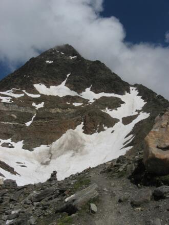 Hohe Wilde Südgipfel von der Stettiner Hütte