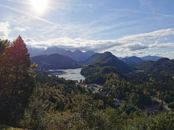 Blick auf dem Alpsee