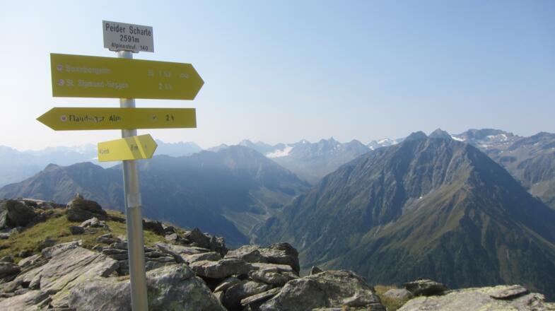 auf der Peider Scharte