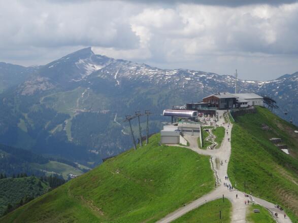 Blick auf die Kanzelwandbahn