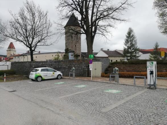 Ladestation und eCar-Sharing