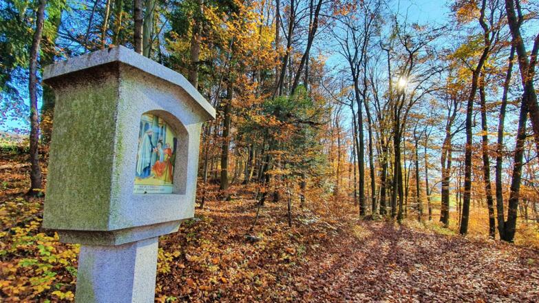 4. Station des Rosenkranzweges in Puch bei Salzburg