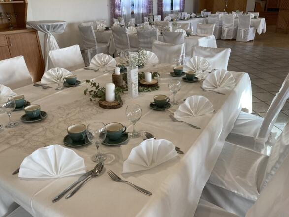 gedeckter Tisch