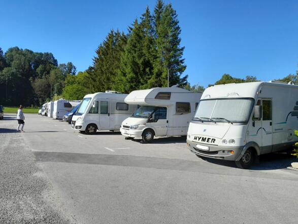 Wohnmobilstellplatz an der Bergehalde