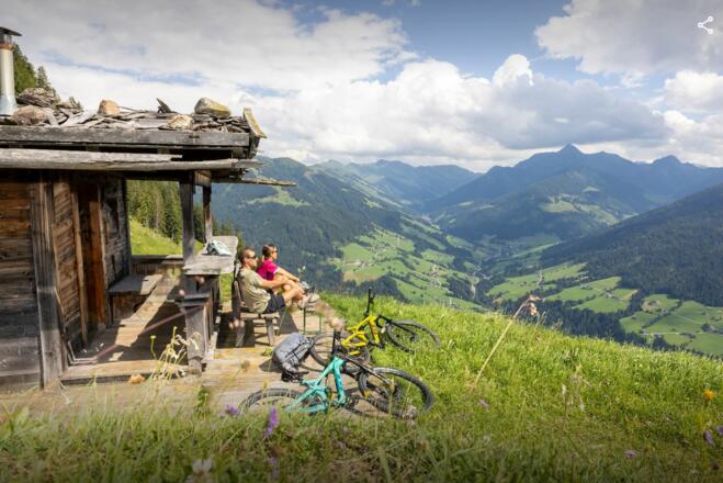 Hütte beim Bischoferjoch