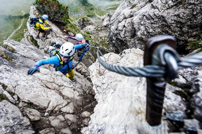 2-Länder-Sportklettersteig