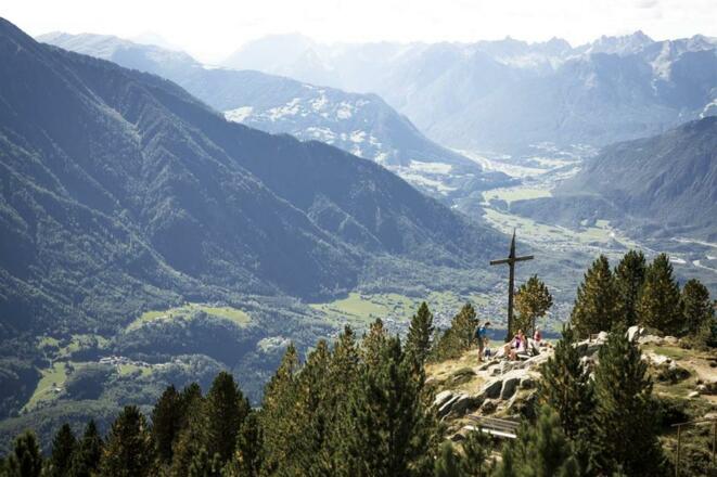 Aussicht von Hochoetz in Richtung Sautens