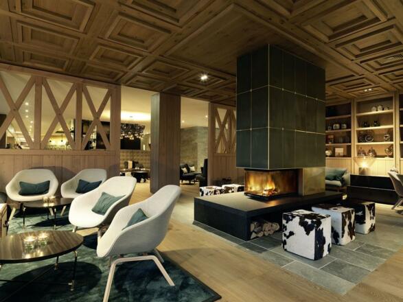 Kaminlounge Löwen Hotel Montafon