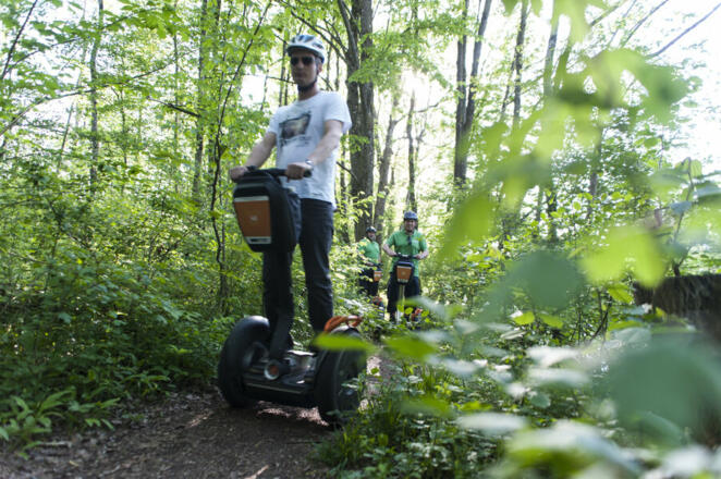 Segway in der Natur