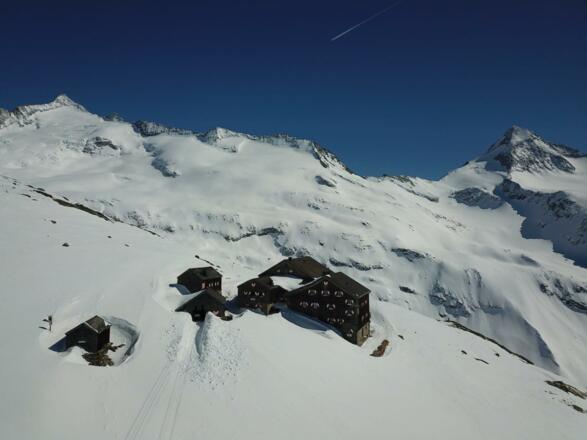 Kürsingerhütte Winteraufnahme