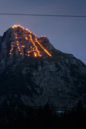 Unser Hausberg Tschaggunser Mittagsspitze