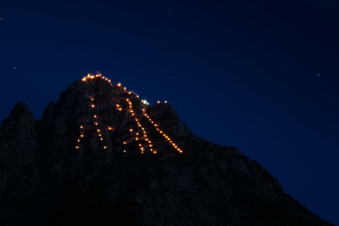 Sonnenwende Tschaggunser Mittagsspitze