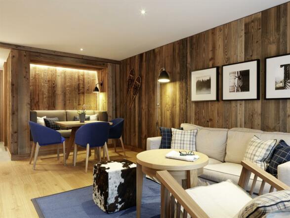 Deluxe Zimmer, Wohnraum,  Löwen Hotel Montafon