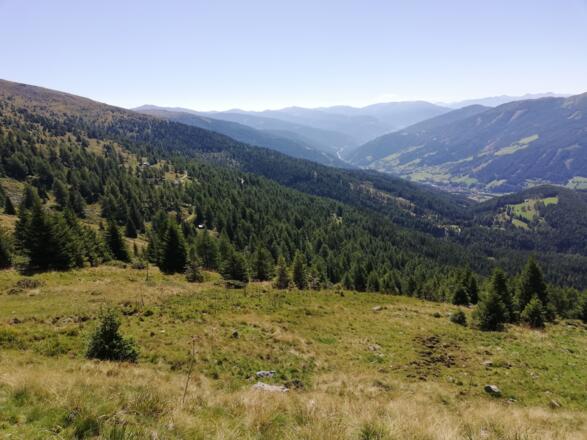 Blick vom Aineck ins Katschtal
