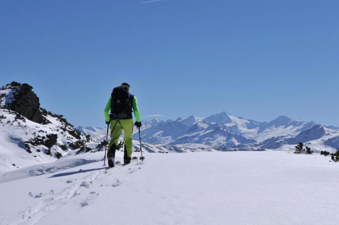Anstieg Gerstinger Joch, Blick auf Großvenediger
