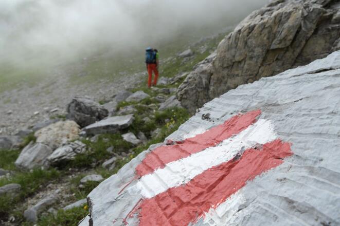 Anstieg zum Gstreinjöchl
