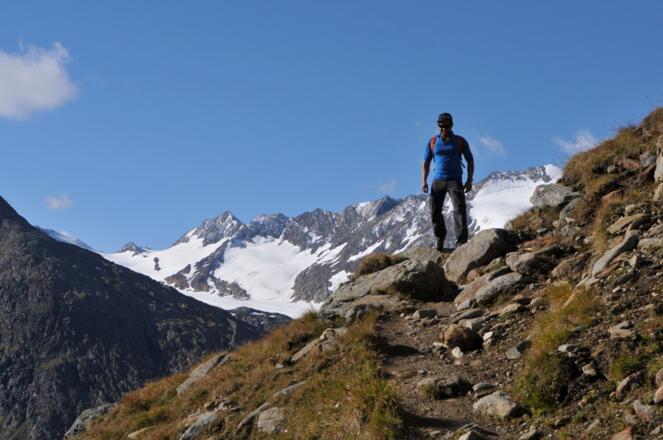 Abstieg vom Ramolhaus nach Obergurgl