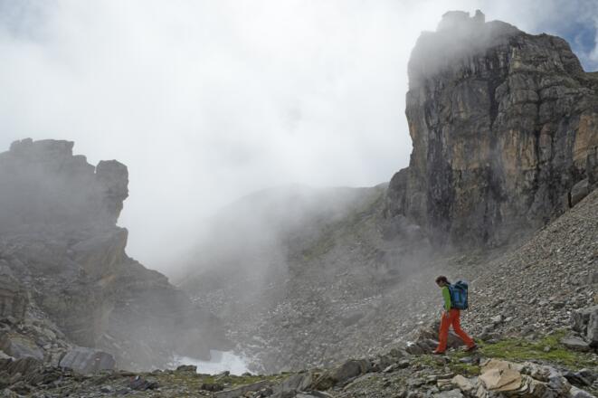 Felstürme kurz unter dem Gstreinjöchl