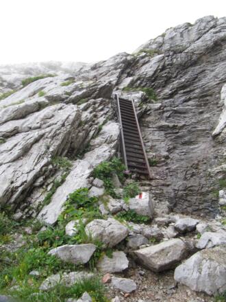 Abstieg durch das Schweizer Tor