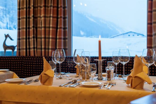 Speisesaal mit Aussicht