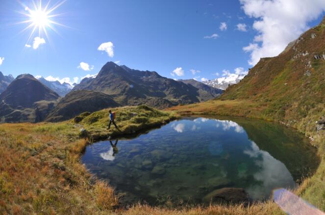 Abstieg vom Ramolhaus nach Obergurgl