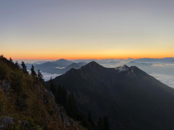 Ausblick Heimgartenhütte