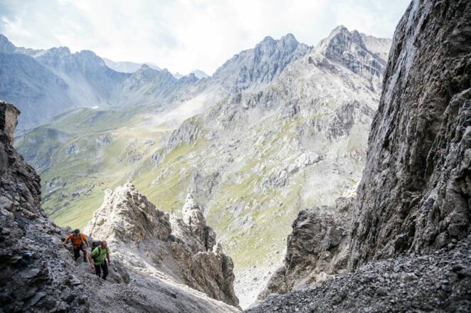 Von der Memminger Hütte zur Ansbacher Hütte