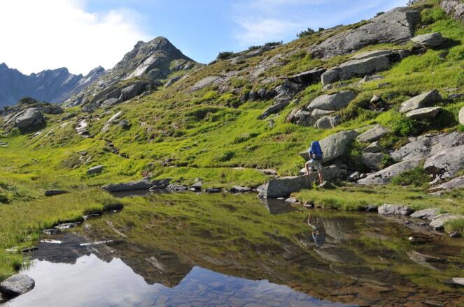 Anstieg zum Vallülasee