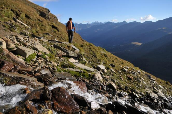 Abstieg vom Ramolhaus nach Obergurgl