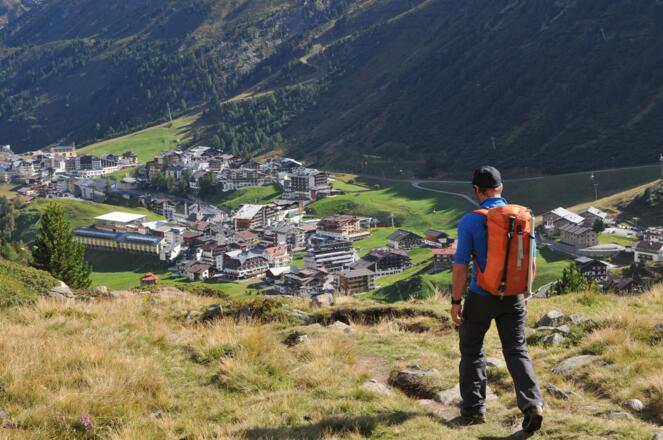 Blick auf Obergurgl