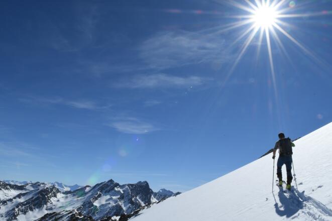 Zischgeles: Anstieg mit Ausblick