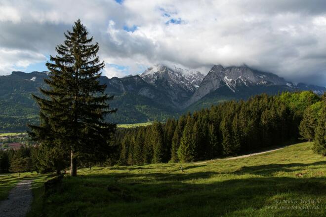 Blick zum Höllental