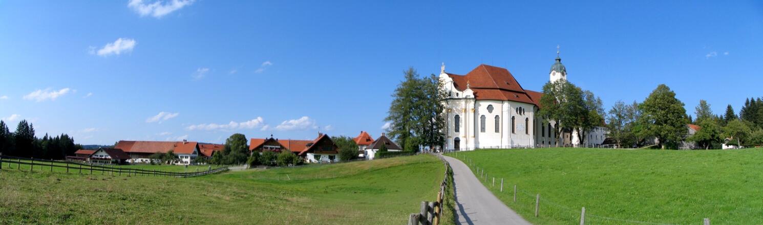 Die Wieskirche bei Steingaden.