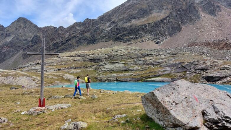 ... sind es vom Spitzigsee zum Hauersee.