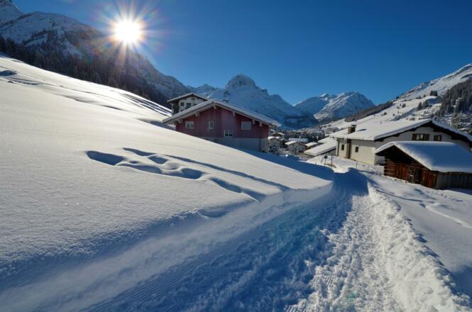 Winterwanderweg in Stubenbach