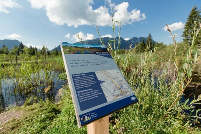 Infotafel am Moor-Bankerl