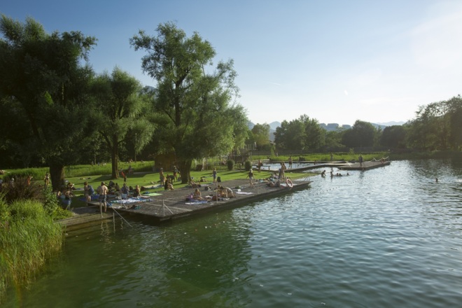 Relaxen am Naturbadesee Inzell