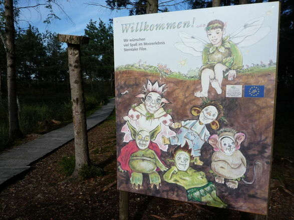 Elfenspielplatz in den Sterntaler Filzen.
