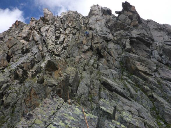 Vom 13. Stand in 14. Seillänge