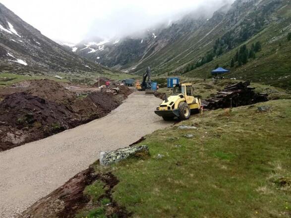 Baubeginn am Anfang des Längental
