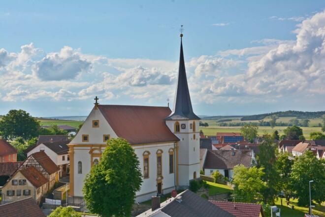 Dorfidylle in Untereßfeld