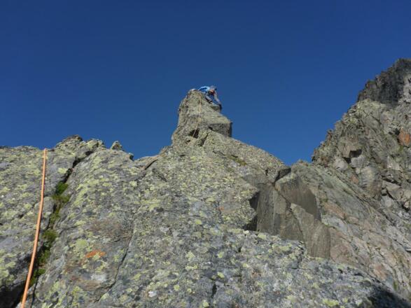 Vom 2. Stand in 2. Seillänge