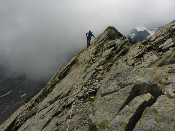 Vom 13. Stand in 13. Seillänge