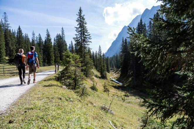 Gaistal zwischen Ehrwald und Leutasch
