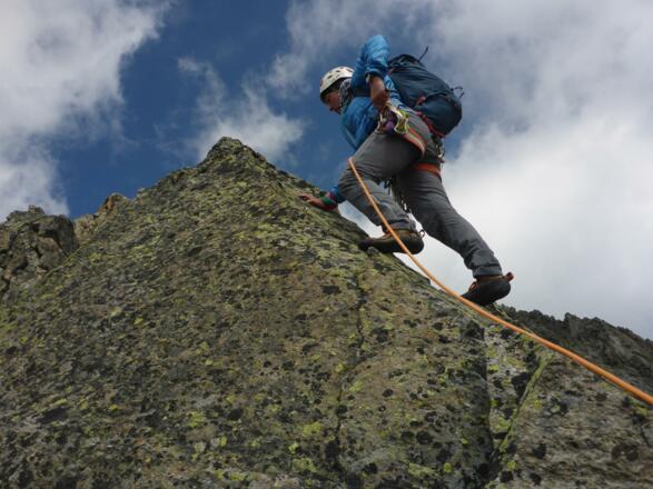 Vom 7. Stand in 8. Seillänge