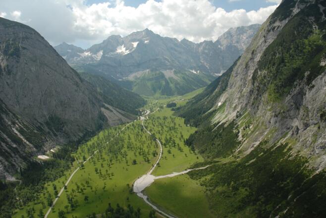 Flugaufnahme mit Blick nach Süden