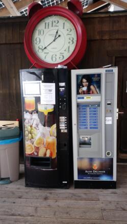 Getränke-Automat, wenn die Hütte geschlossen ist