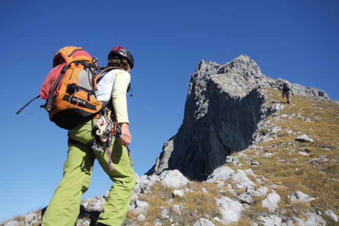 Abwechslungsreich geht es über den Südgrat auf die Ehrwalder Sonnenspitze.