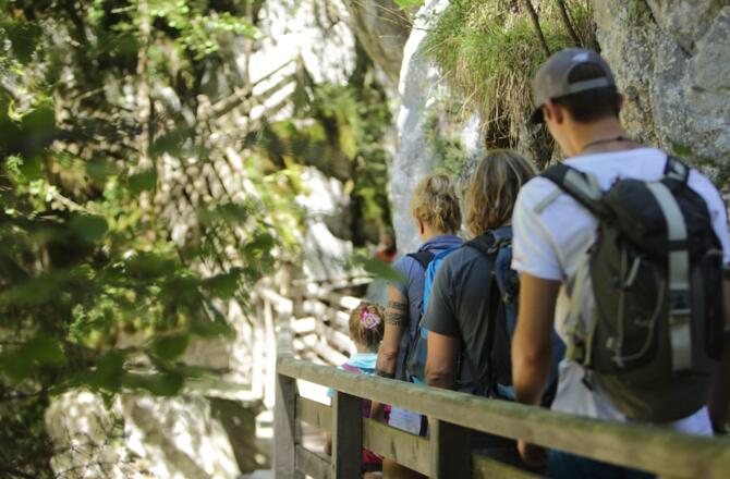 Wanderung durch die Innersbachklamm